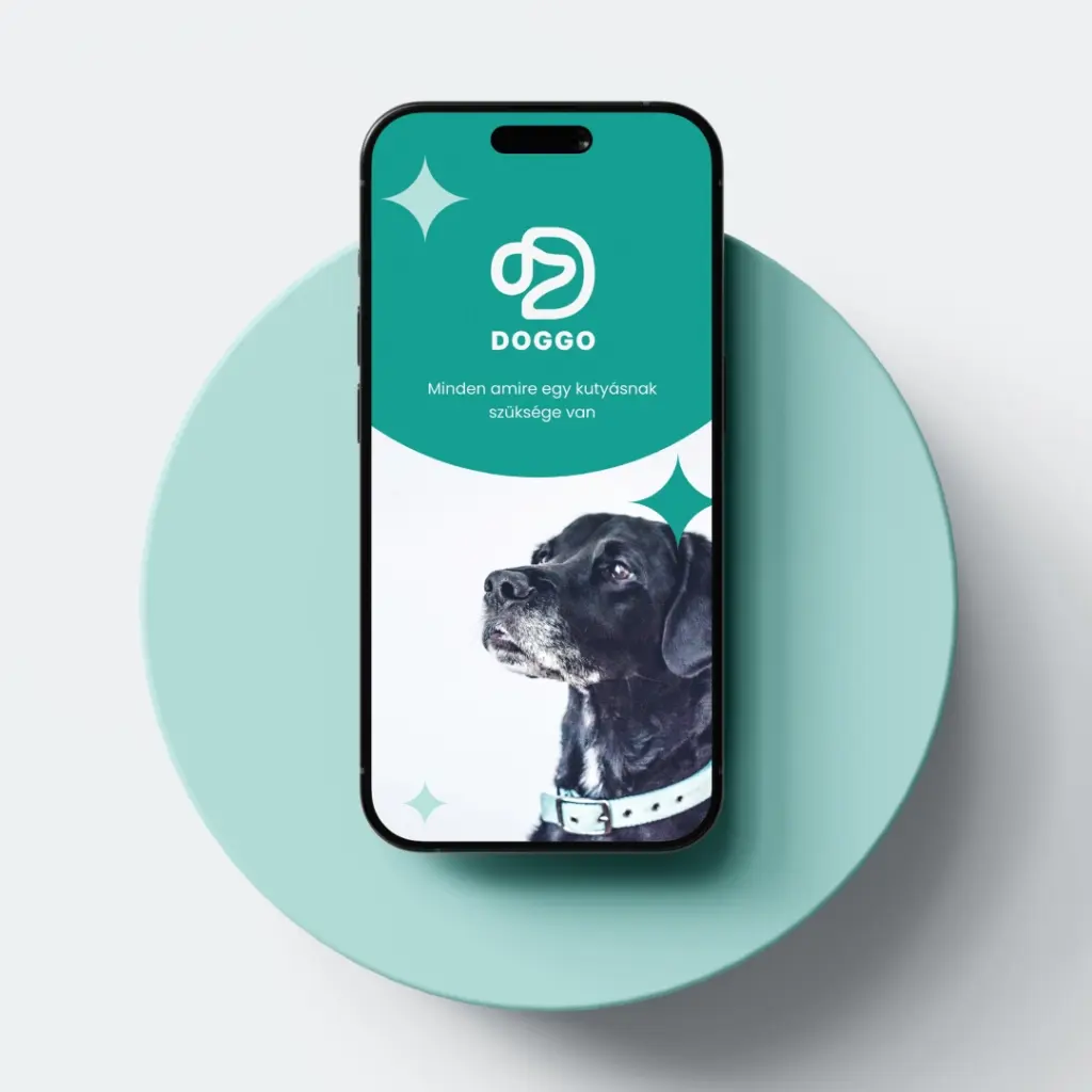Doggo Kutyás alkalmazás splash screen
